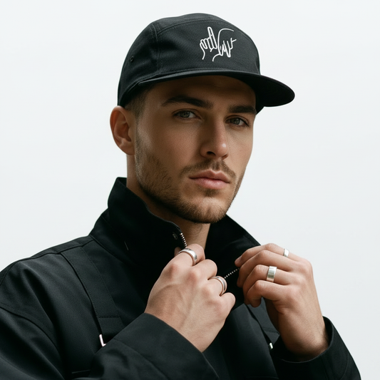 LA Snapback Cap - Los Angeles Hand Sign · Embroidered · TPG on left side